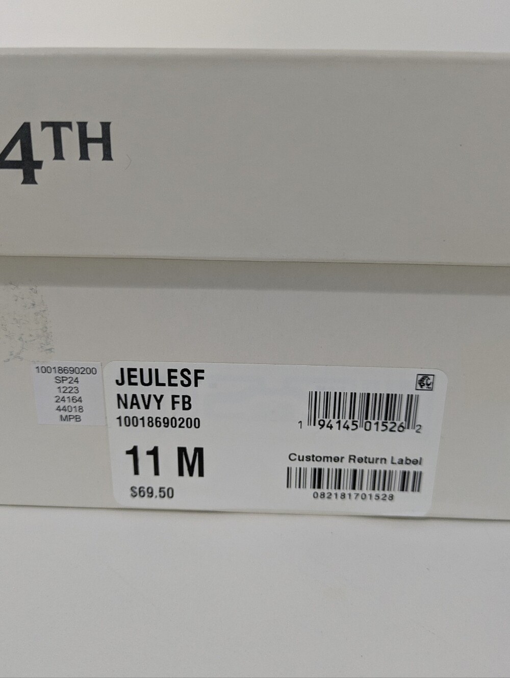 NEW On 34th Navy Blue Point Toe Jeules Pumps - Size 11 Womens Heels - Picture 7 of 8